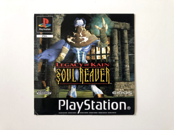 Legacy of Kain Soul Reaver (OBS. Ikke en manual, Kun front cover, Inlay.)(PS1-manual) #156