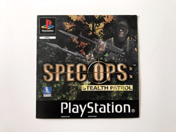 Spec Ops Stealth Patrol (OBS. Ikke en manual, Kun front cover, Inlay.)(PS1-manual) #161