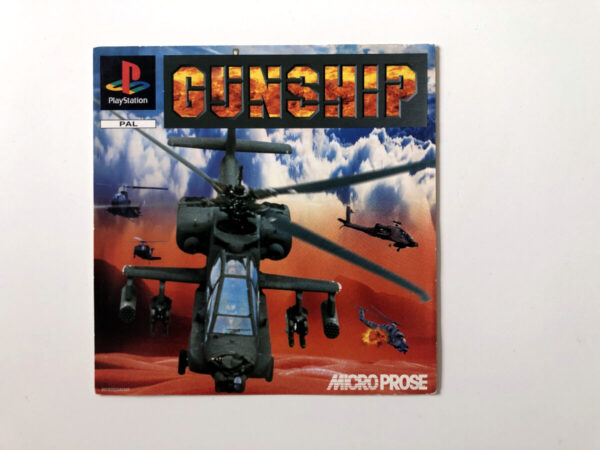Gunship (OBS. Ikke en manual, Kun front cover, Inlay.)(PS1-manual) #165