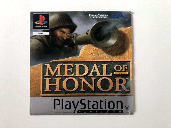 Medel of Honor Platinum Udgave (OBS. Ikke en manual, Kun front cover, Inlay.)(PS1-manual) #169