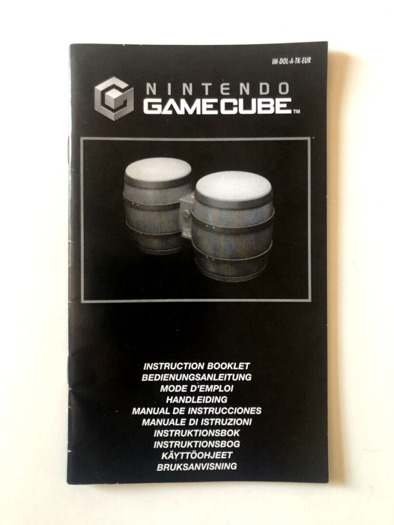 Kongas Gamecube Instruction Booklet (Gamecubemanual) 5 Nintendopusheren