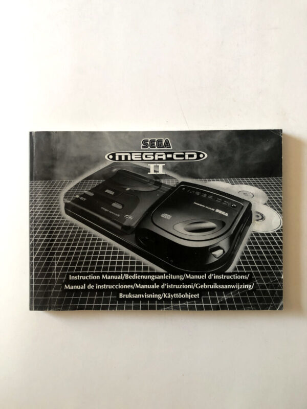 Sega mega CD Instruction Manual (Sega Mega CD-manual) #1