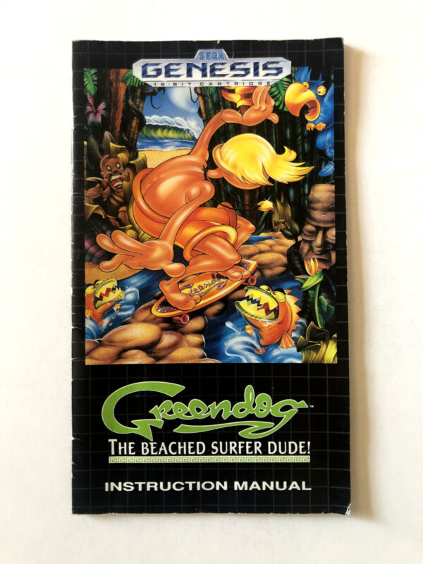 Green Dog The Beached Surfer Dude (Genesis)(Sega Mega Drive-manual) #9