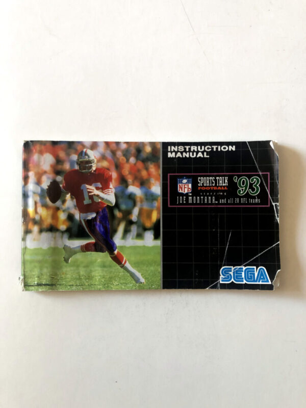 Sports Talk 93 (Sega Mega Drive-manual) #16