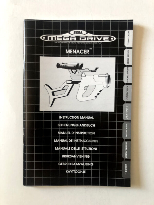 Sega Mega Drive Menacer Instruction Manual (Sega Mega Drive-manual) #26