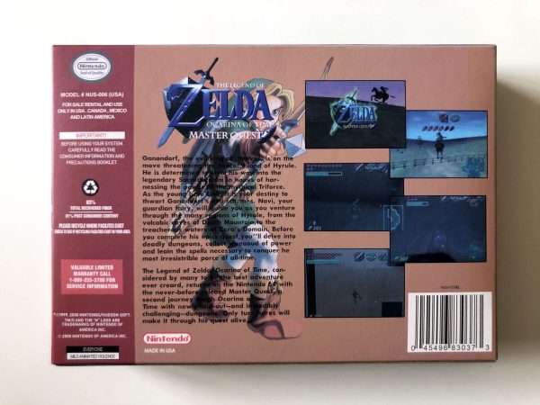 The Legend of Zelda Ocarina of Time - Master Quest - Repro(US Nintendo 64) - Billede 9