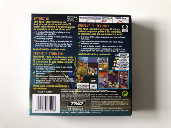 Tetris Worlds (GB Advance: Spil i original emballage) #224 - Image 8