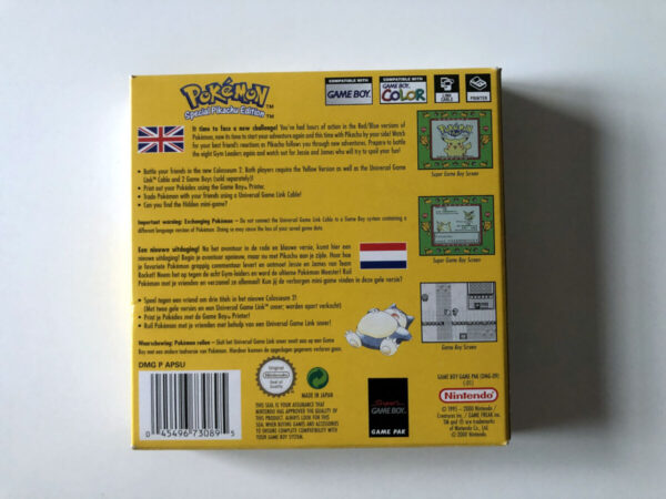 Pokemon Yellow(Gameboy Classic i original emballage) #63 - Image 8