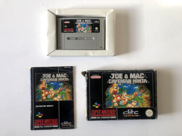 Joe & Mac Caveman Ninja (SNES i original emballage) #165