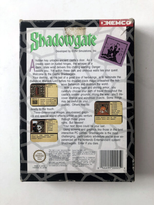 Shadowgate, Svensk tekst (NES i original emballage) #97 - Image 8