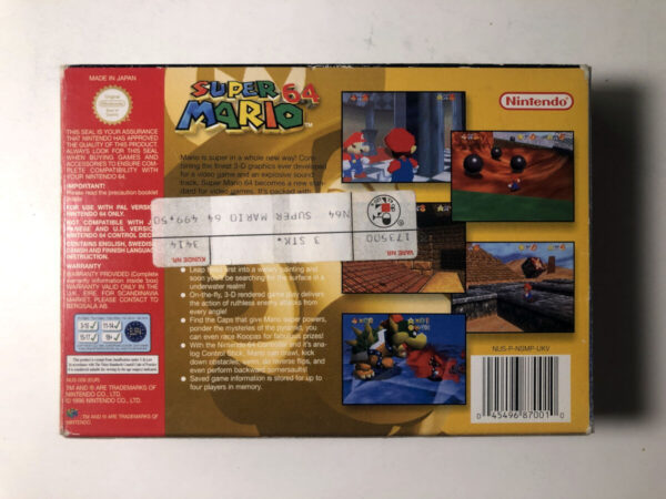 Super Mario 64 (N64 i original emballage) #218 - Image 8