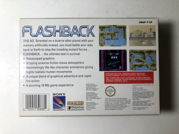 Flashback (SNES i original emballage) #183 - Image 8