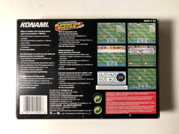 International Superstar Soccer (SNES i original emballage) #177 - Image 8
