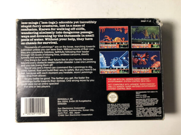 Lemmings (SNES i original emballage) #176 - Image 9