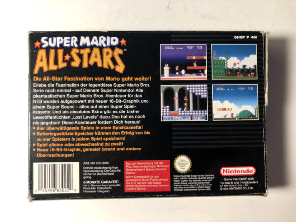 Super Mario All Stars (SNES i original emballage) #184 - Image 10