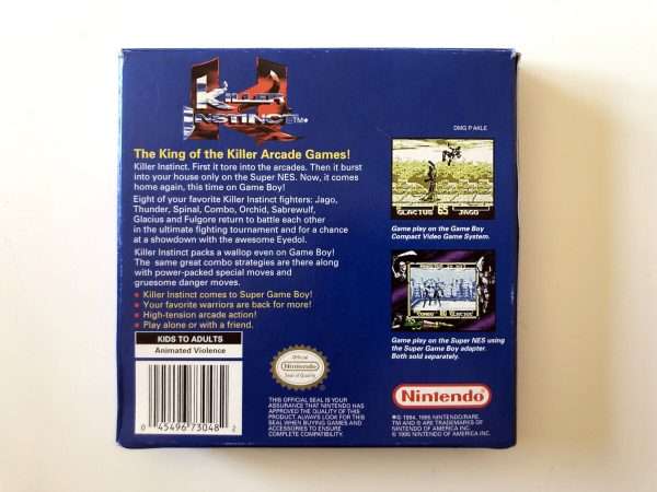 Killer Instinct(US)(Gameboy Classic i original emballage) #97 - Image 7