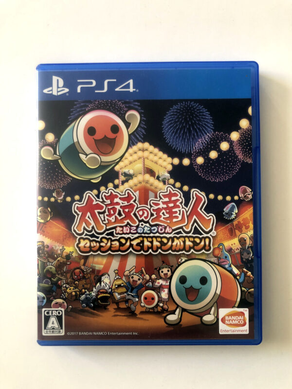 Taiko No Tatsujin: Spil + tromme + trommestikker(PS4 brugt) - Image 8