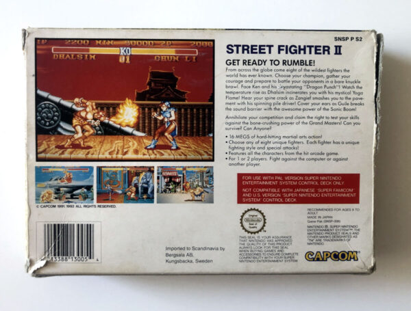 Street Fighter 2 (SNES i original emballage) #179 - Image 9