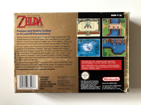 The Legend of Zelda a link to the past (SNES i original emballage) #191 - Image 12