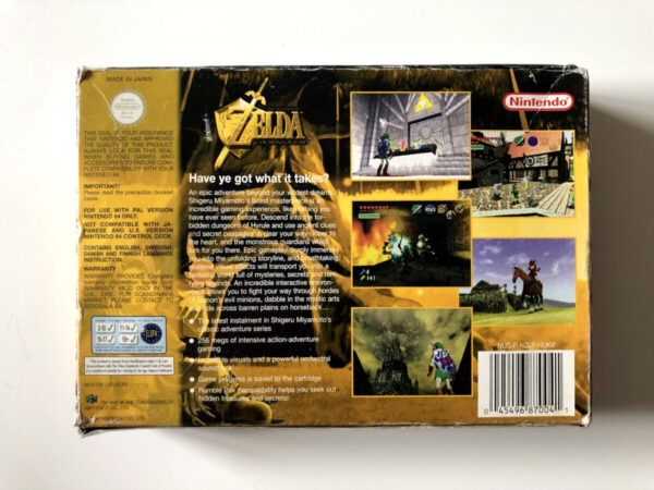 The Legend of Zelda Ocarina of Time (N64 i original emballage) #230 - Image 9