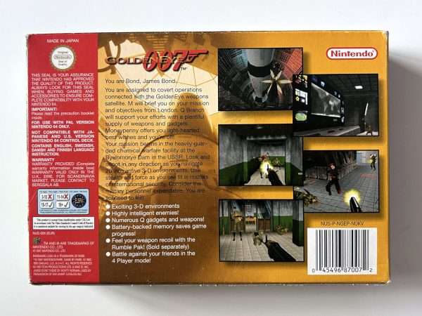 Goldeneye 007 (N64 i original emballage) #389 - Billede 11