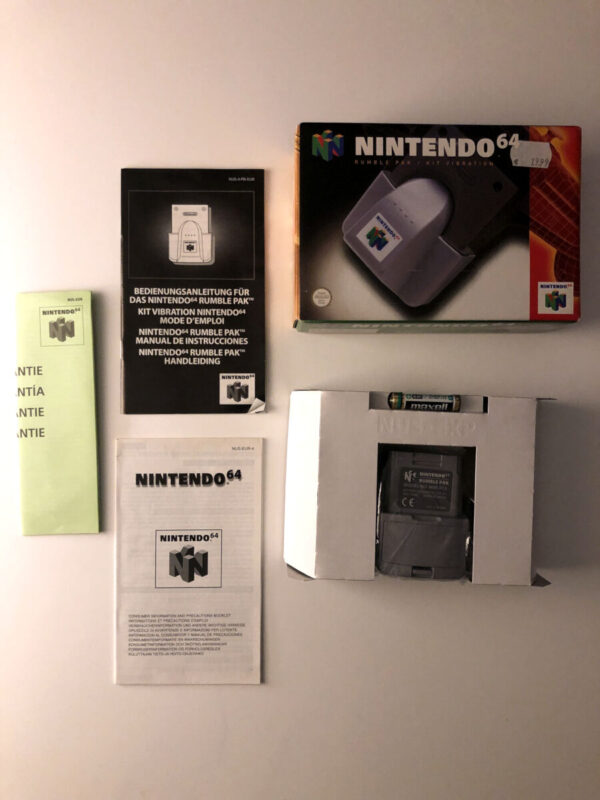 Nintendo 64 Rumble Pack. (N64 i original emballage) #198