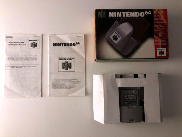 Nintendo 64 Rumble Pak(N64 i original emballage) #199