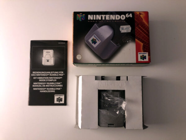 Nintendo 64 Rumble Pack. (N64 i original emballage) #200