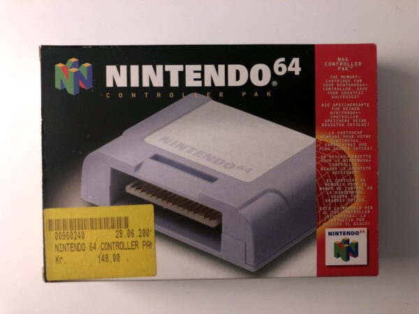 Nintendo 64 Controller Pack (Memory Card)(N64 i original emballage) #201 - Image 2