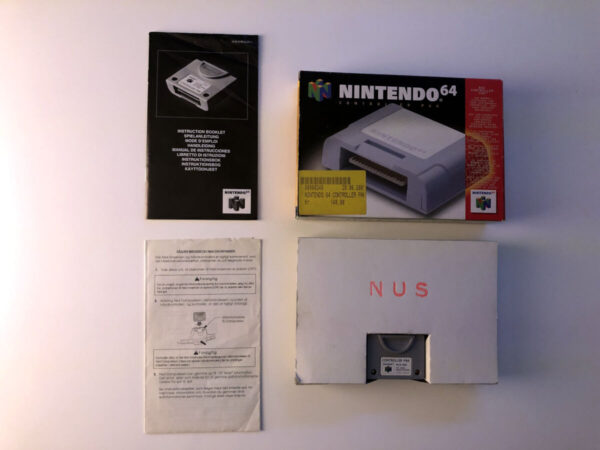 Nintendo 64 Controller Pack (Memory Card)(N64 i original emballage) #201