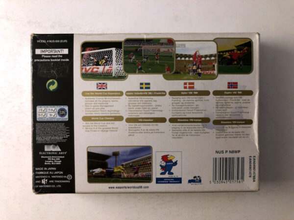 World Cup 98 (N64 i original emballage) #134 - Image 8