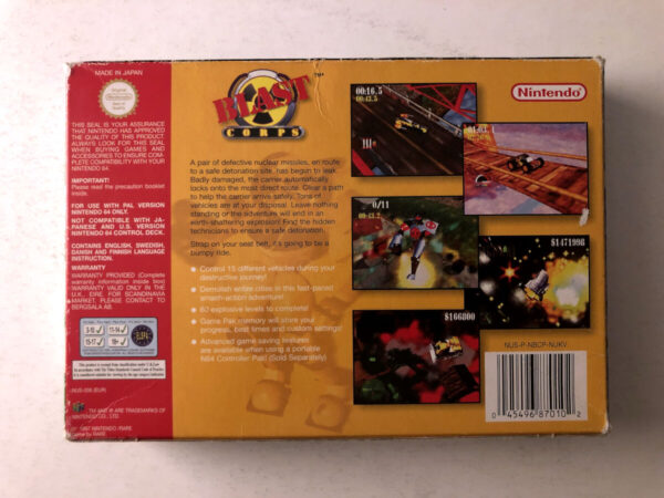 Blast Corps (N64 i original emballage) #141 - Image 7