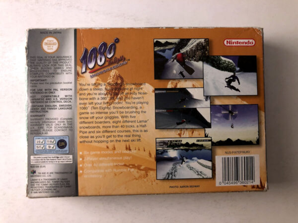 1080 Snowboarding Players Choice(N64 i original emballage) #143 - Image 9