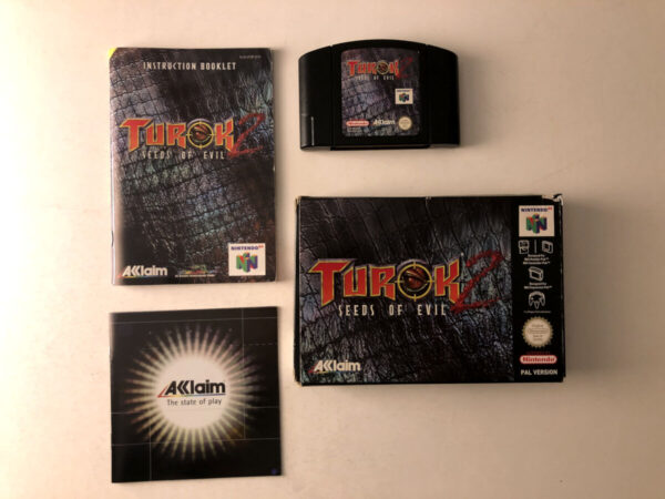 Turok 2 Seeds of Evil (N64 i original emballage) #146