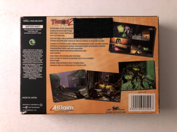 Turok 2 Seeds of Evil (N64 i original emballage) #146 - Image 9