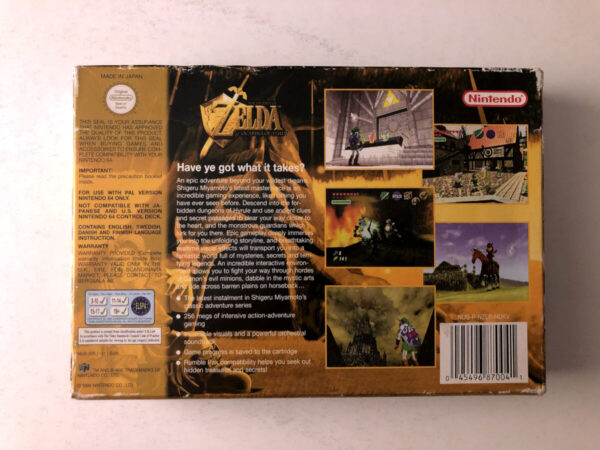 Zelda Ocarina of Time (N64 i original emballage) #153 - Image 8
