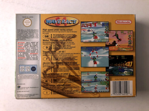 Wave Race 64 Players Choice Udgave (N64 i original emballage) #157 - Image 8