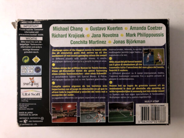 Allstar Tennis 99 (N64 i original emballage) #162 - Image 8