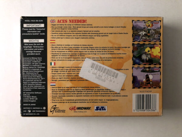Chopper Attack (N64 i original emballage) #164 - Image 8