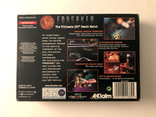 Forsaken (N64 i original emballage) #175 - Image 8