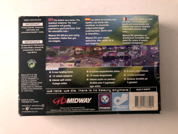 Wipeout 64 (N64 i original emballage) #180 - Image 9