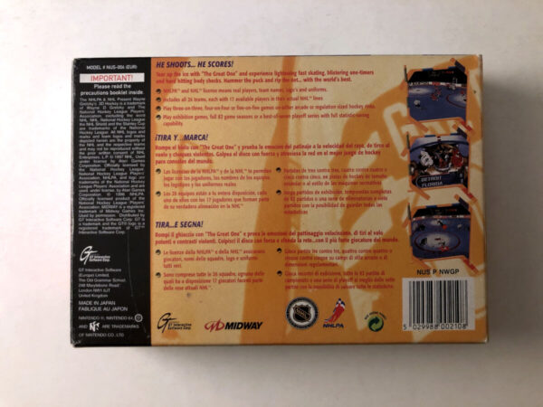 Wayne Gretzkys 3D Hockey (N64 i original emballage) #185 - Image 8