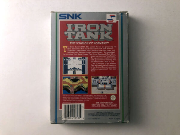 Iron Tank, Mangler fuldt Frontbillede . Sider og skader afbilledet.  (NES i original emballage) #61 - Image 8
