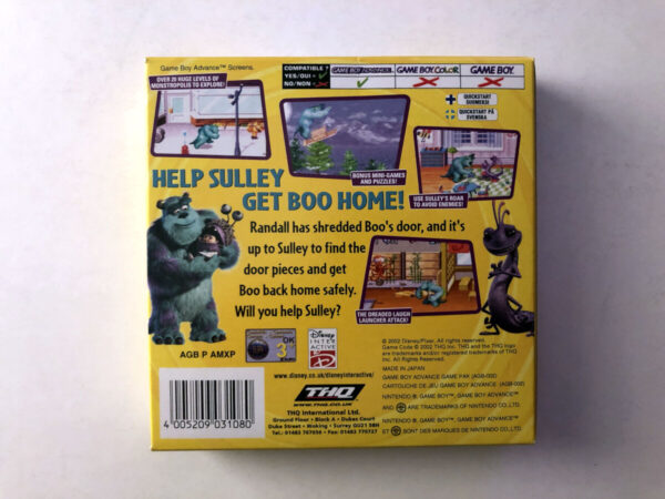 Monsters Inc (GB Advance: Spil i original emballage) #157 - Image 8