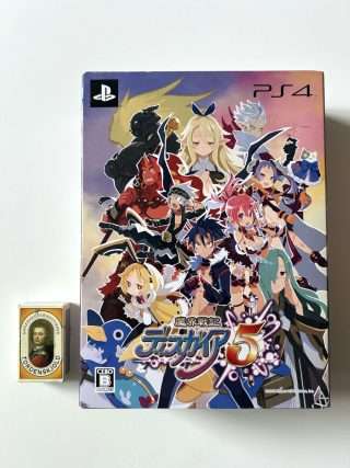Disgaea 5 First Press Limited Edition(PS4 Brugt) - Japansk cover