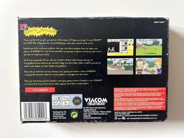 Beavis and Butthead (SNES i original emballage) #226 - Billede 10