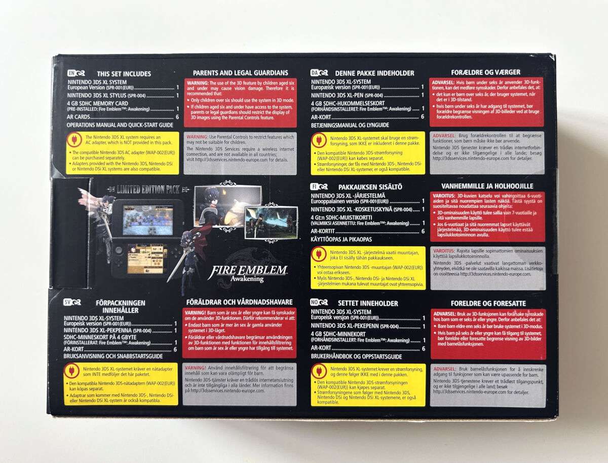 Fire Emblem Awakening - Limited Edition Pack - 3DS XL (i original emballage) - Billede 8