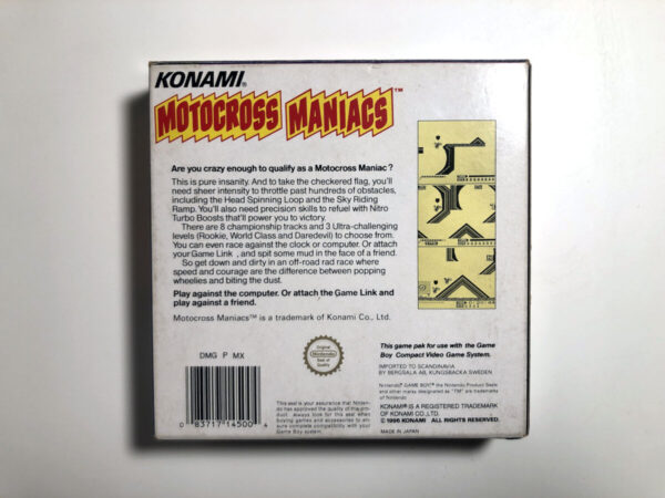 Motorcross Maniacs (Gameboy Classic i original emballage) #66 - Image 7