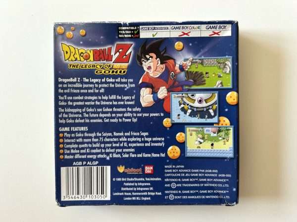 Dragonball Z The Legacy of Goku (GB Advance: Spil i original emballage) #372 - Image 7