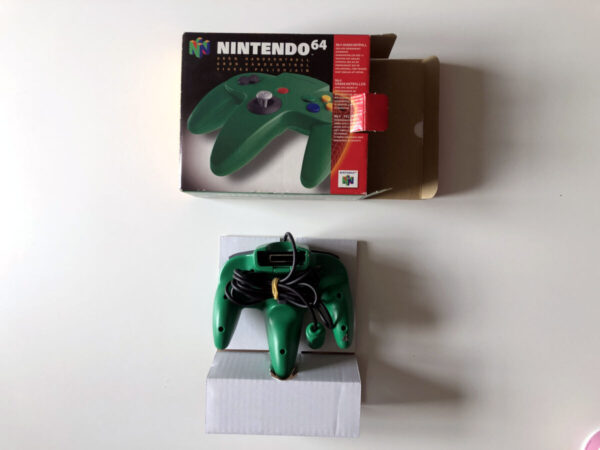 Nintendo 64 Controller i Æske, flække i papinlay (N64 i original emballage) #216 - Image 9